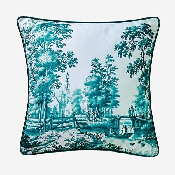 ROMANCE YEŞİL YASTIK 43*43 CM 