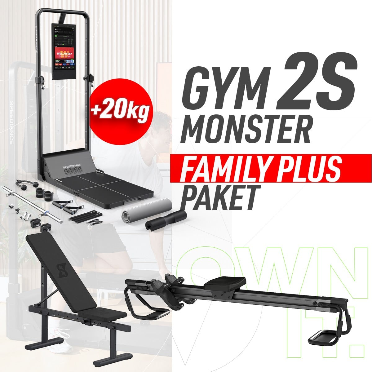 Gym Monster 2S Family Plus