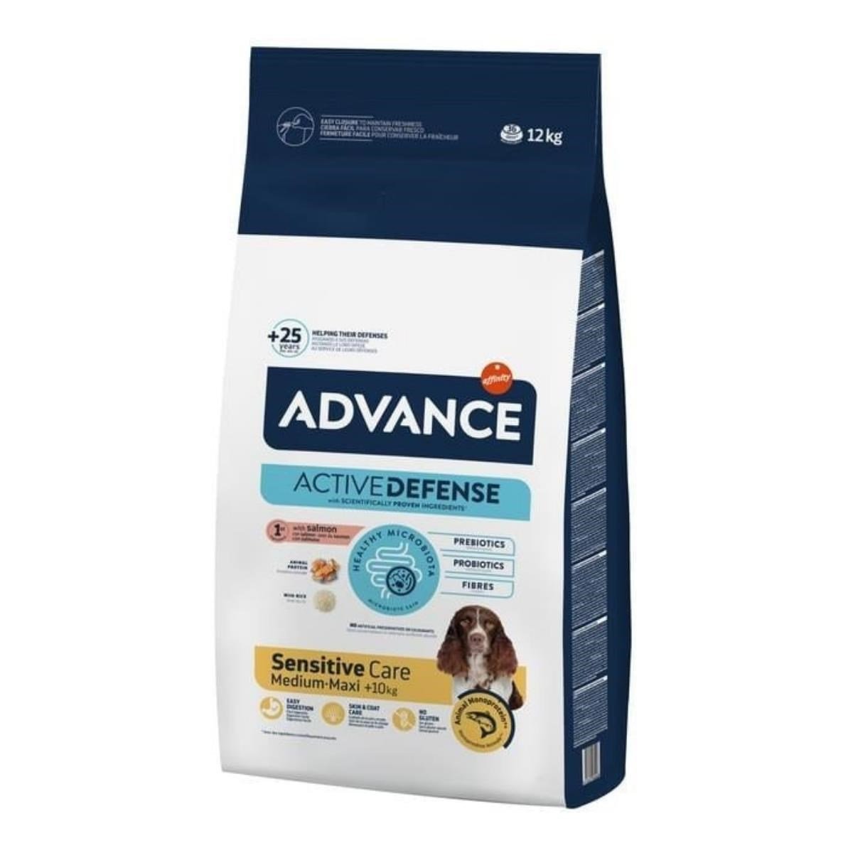 Advance Sensitive Care Somonlu Orta ve Büyük Irk Yetişkin Köpek Maması 12kg