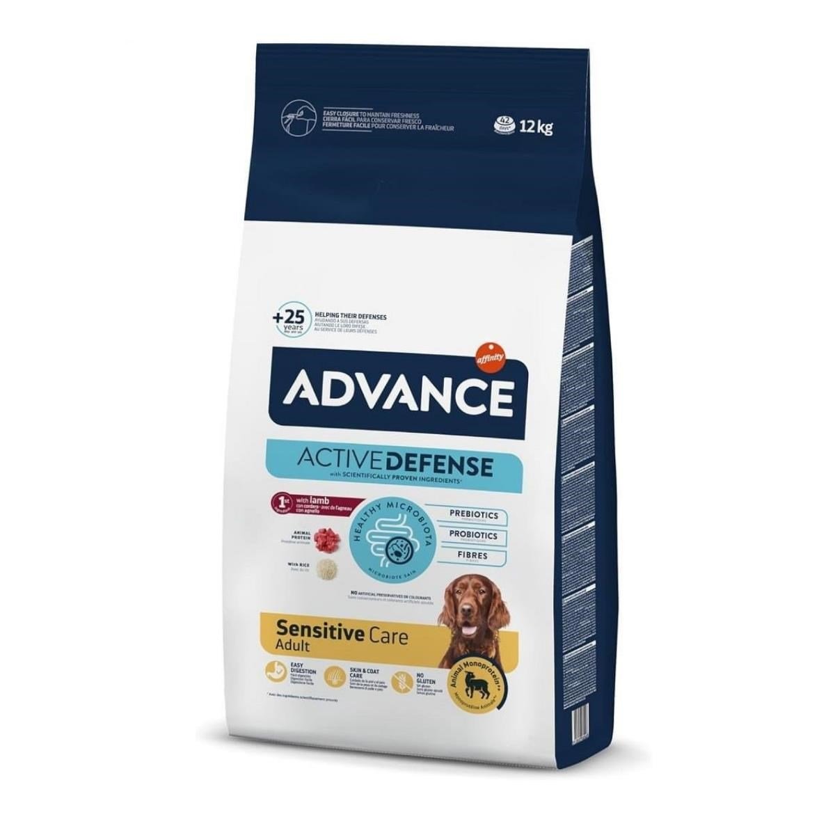 Advance Sensıtıve Yetişkin Kuzulu Pirinçli Köpek Maması 12 Kg
