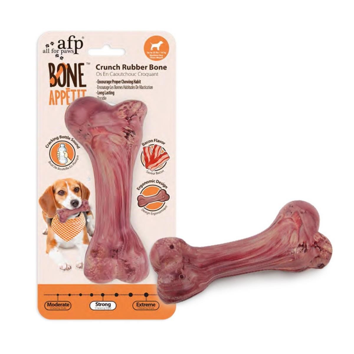 AFP Pastrıma Aromalı Hışırtılı Köpek Oyuncağı Medium 15x6,5x6cm