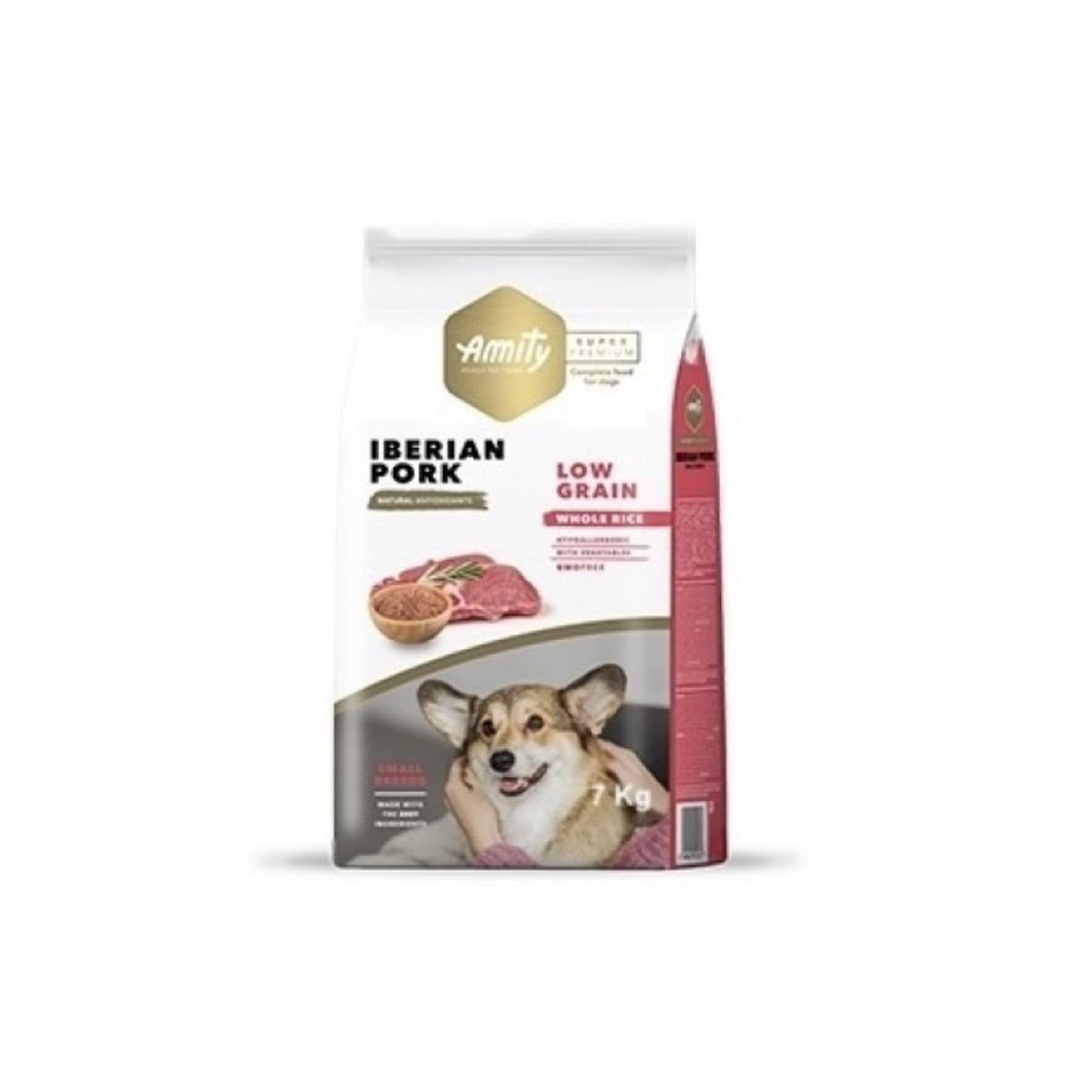 Amıty Süper Premium Low Düşük Tahıllı Yetişkin Mini Adult Iberıan Pork Köpek Maması 7 Kg