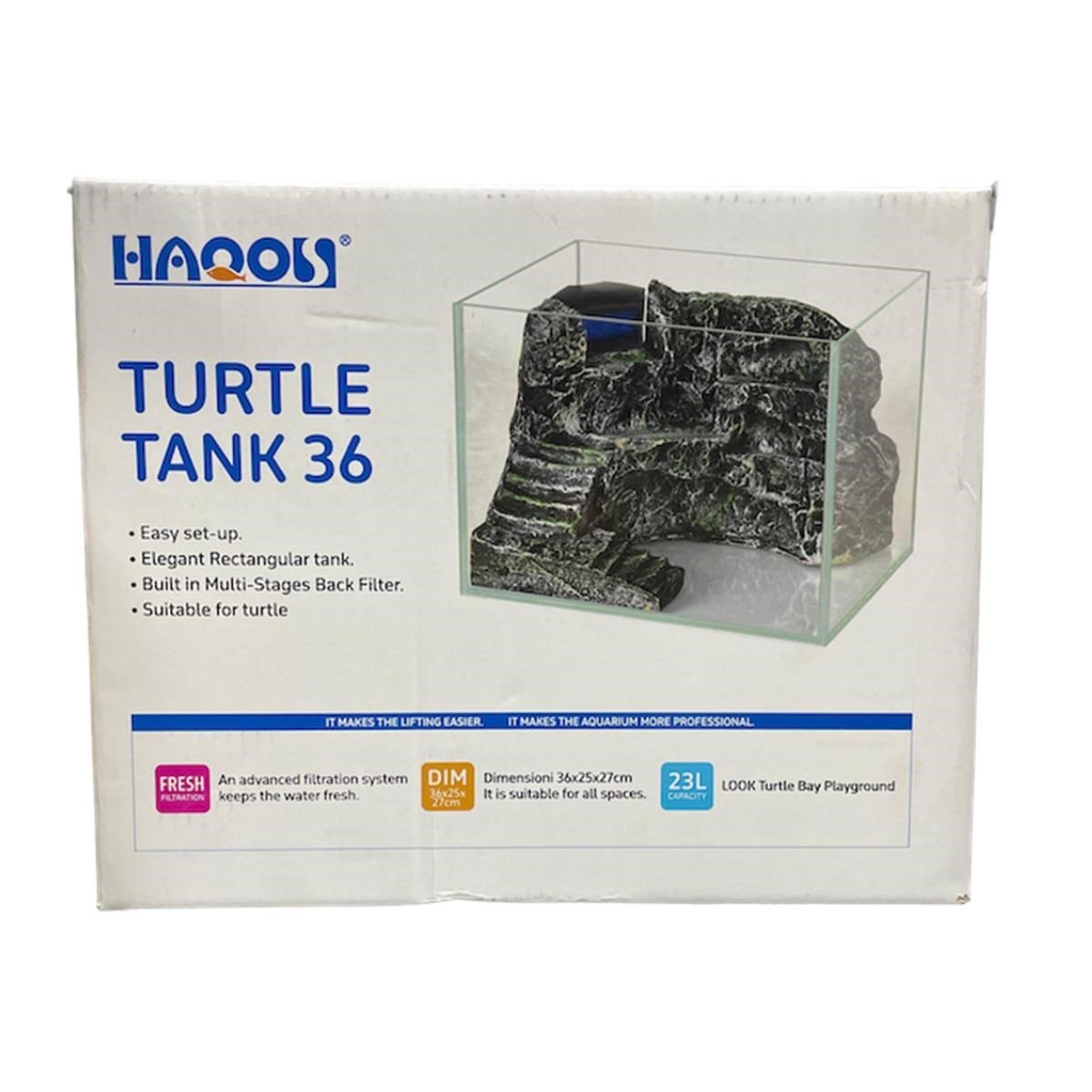 AQOS TURTLE TANK 36 KAPLUMBAĞA TANKI 23L