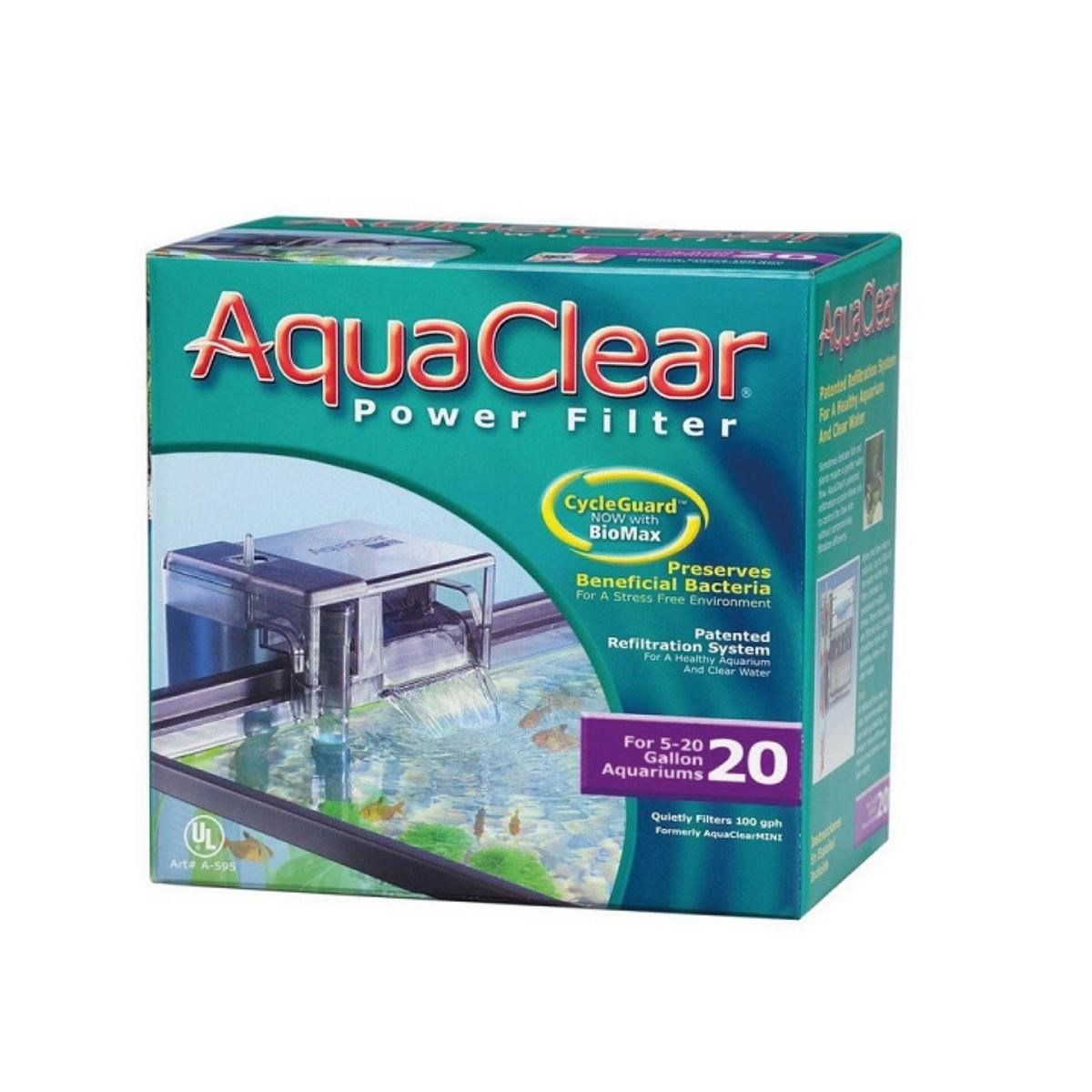 Aqua Clear 20 Mini Askı Filtre 378 Lt/H