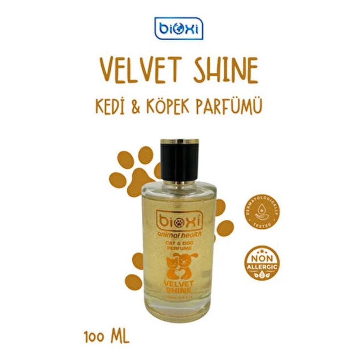 Bioxi Animal Healt Kedi Köpek Parfümü Velvet Shine 100 Ml