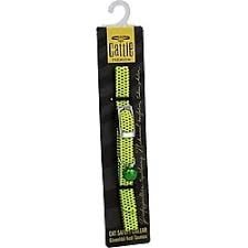 CATTİE LASTİKLİ KEDİ BOYUN TASMASI SARI 1X20-30CM
