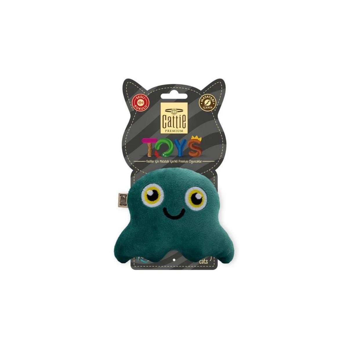 CATTİE MATATABİ İÇERİKLİ KEDİ OYUNCAĞI PELUŞ AHTAPOT 11CM