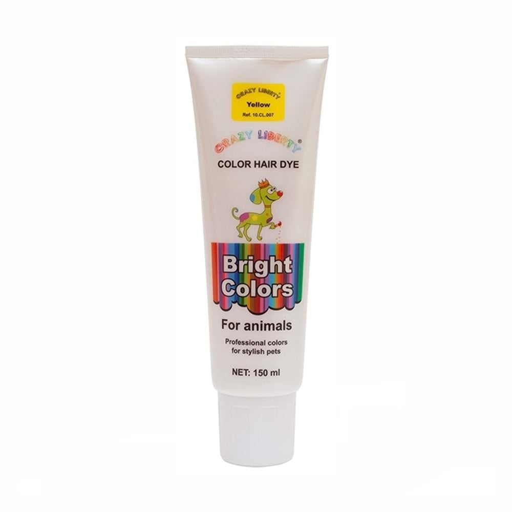 CRAZY LIBERTY Evcil Hayvanlar İçin Saç Boyası AÇIK MAVİ 150 ML