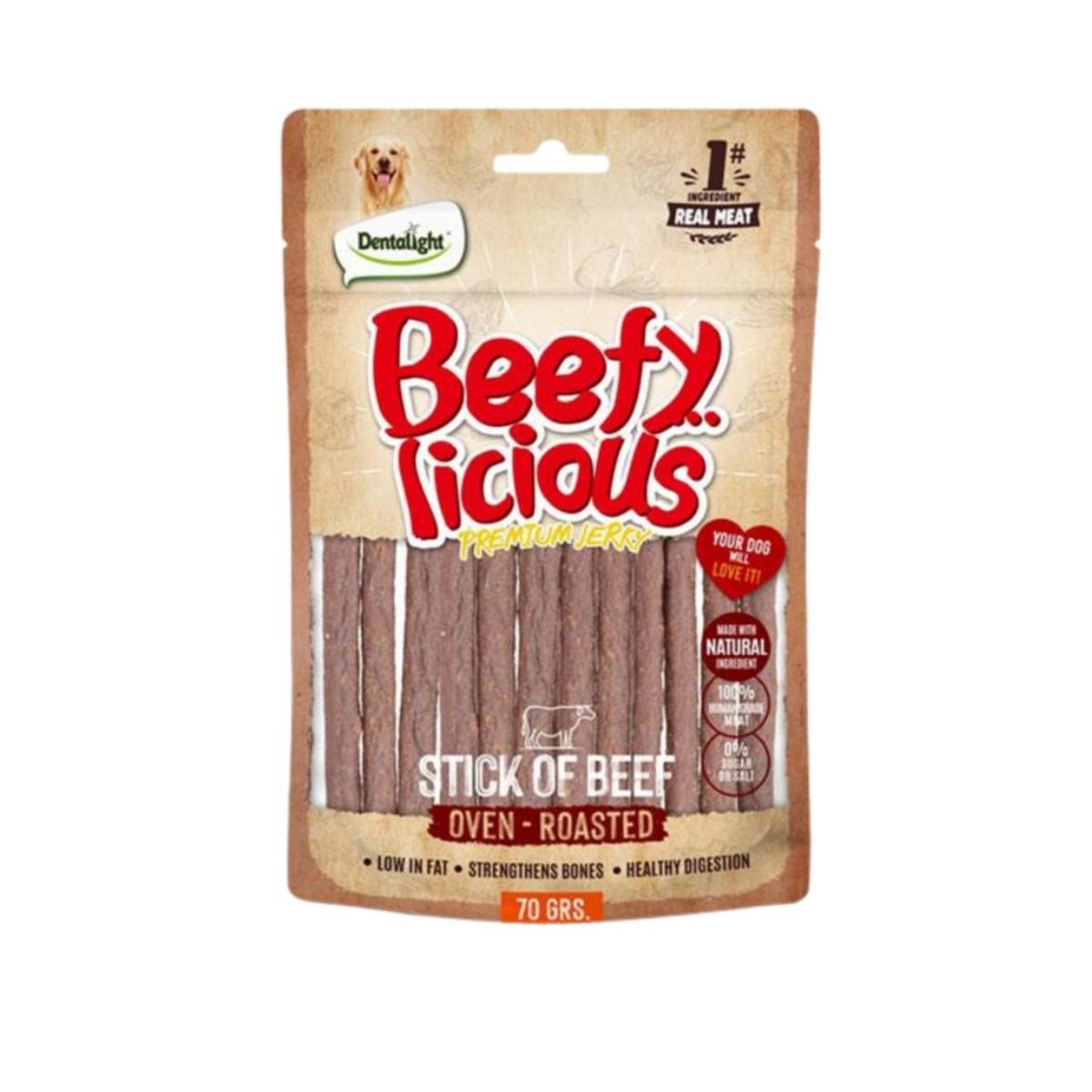 Dentalight Beffy Licious Kurutulmuş Sığırlı Çubuk Köpek Ödül Maması 70gr