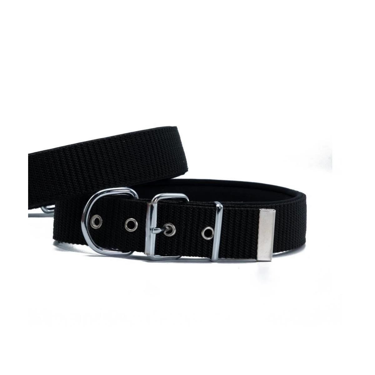 DOGGİE KONFOR DOKUMA BOYUN TASMASI SİYAH 5X50-60CM
