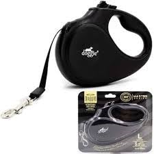 DOGGİE OTOMATİK UZATMA TASMASI MASTER SERİ SİYAH 50KG/5MT