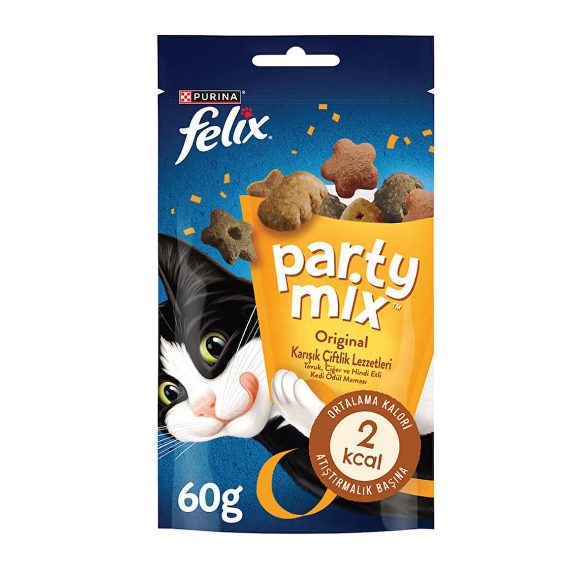 Felix Party Mix Karışık Çiftlik Lezzetleri Ödül Maması 60 Gr