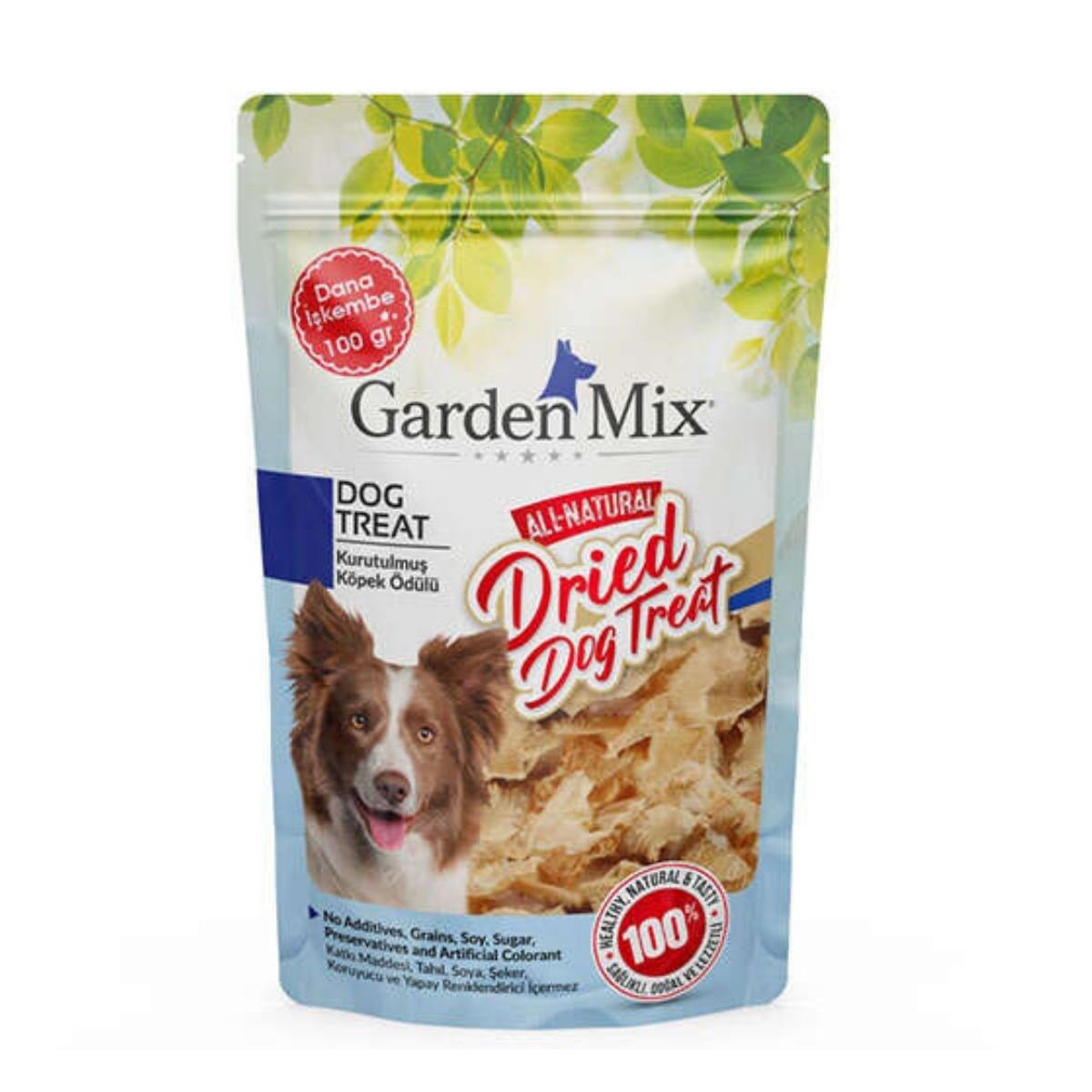 Garden Mix Kurutulmuş Dana İşkembe Köpek Ödülü 100 Gr