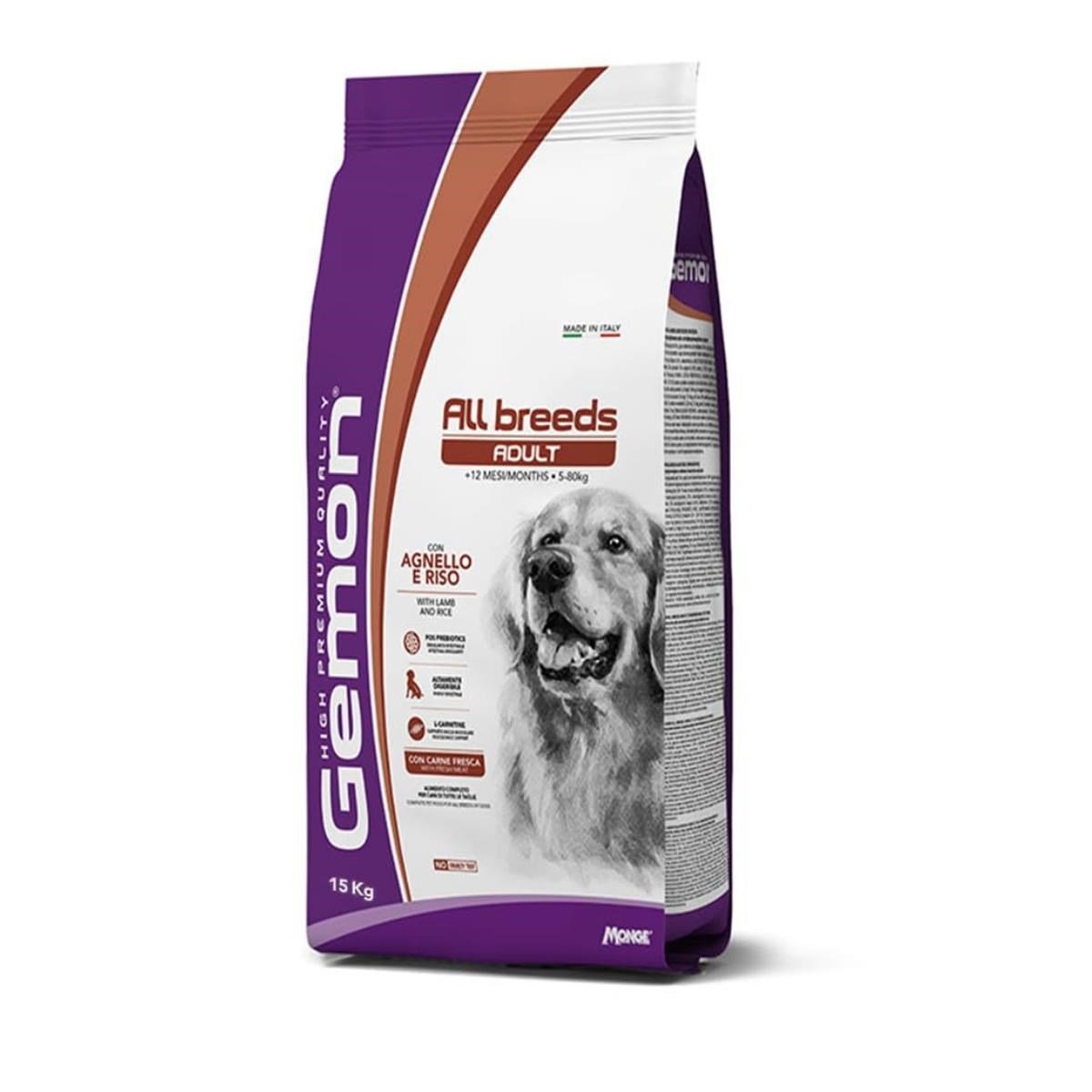 Gemon Adult Ördek Etli Pirinçli Yetişkin Köpek Maması 15 Kg