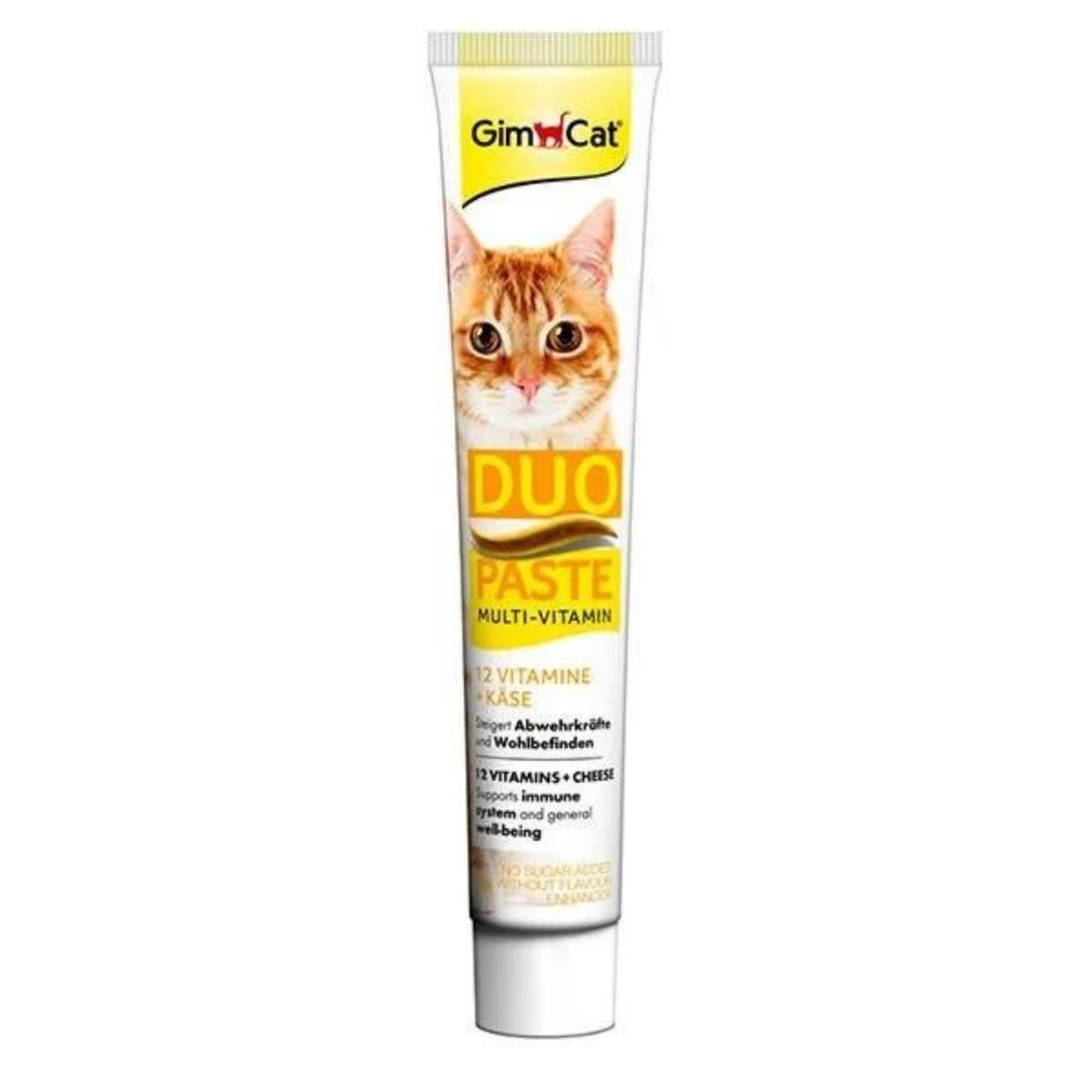 Gimcat Multi Vitamin Duo Paste 12 Vitaminli Peynirli Kedi Macunu 50 Gr