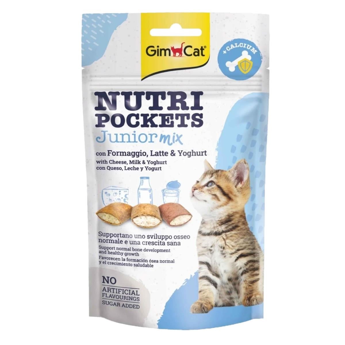 GimCat Nutripockets Junior Mix Kedi Ödülü 60gr
