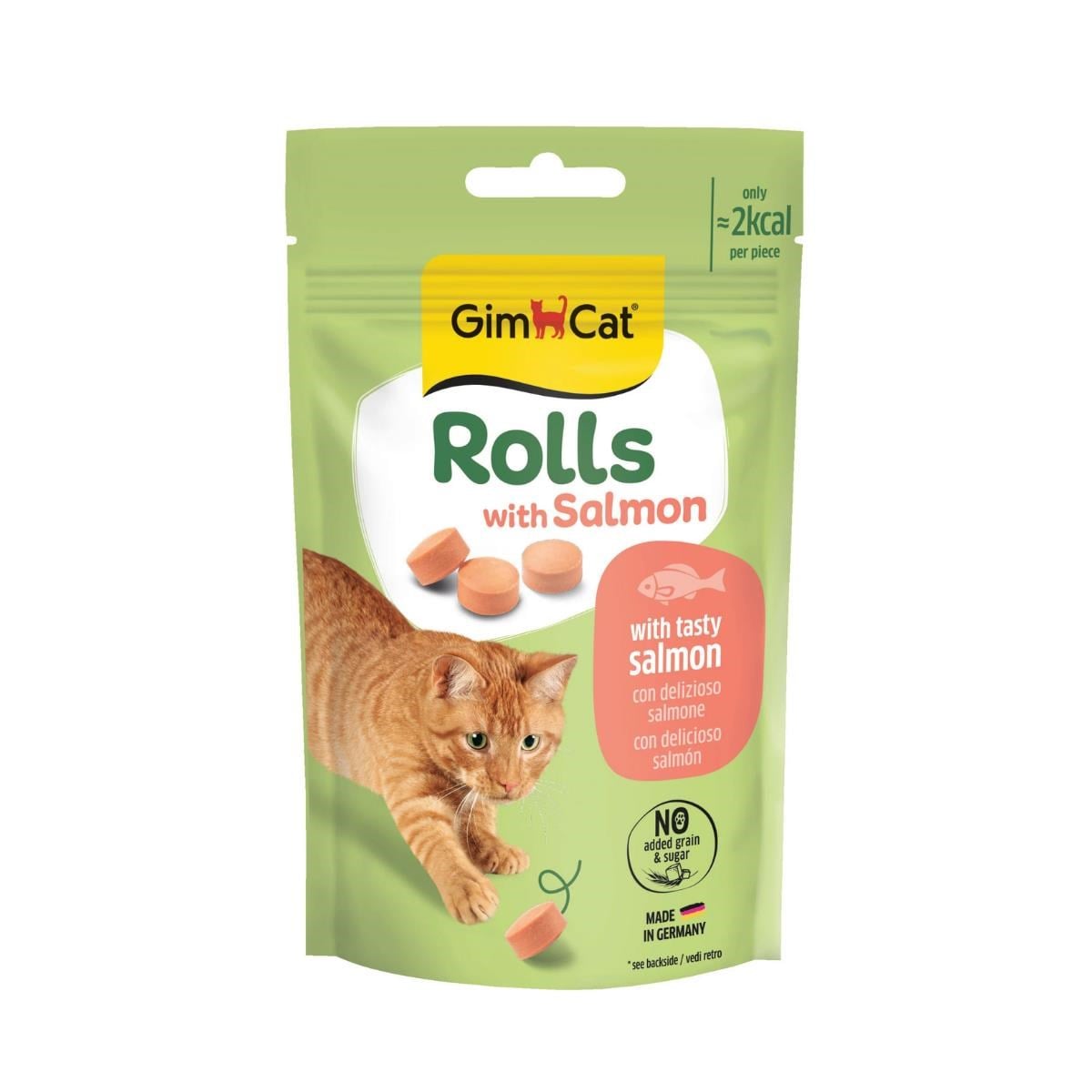 Gimcat Rolls with Salmon (Somonlu) Kedi Ödül Tableti 50 gr