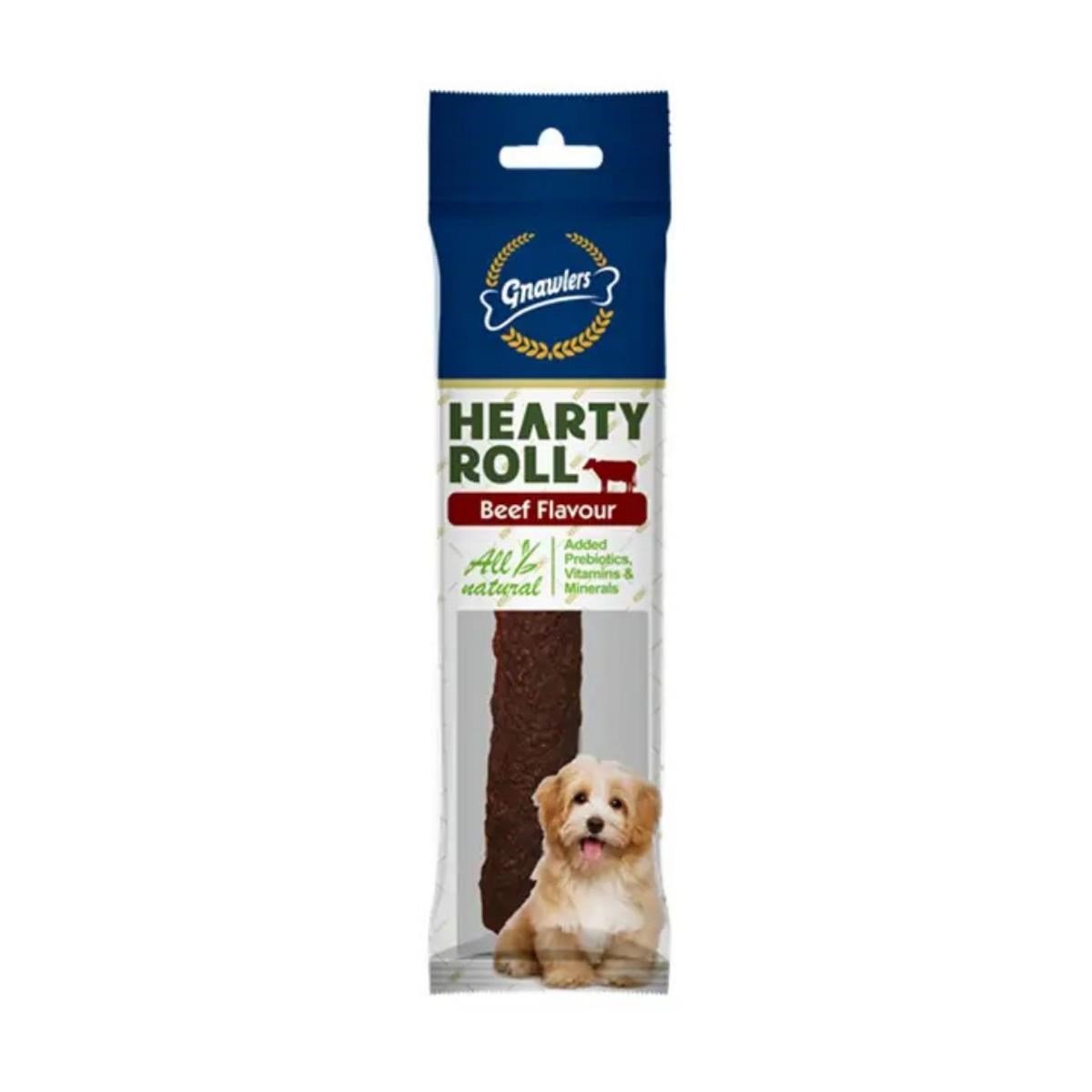 Gnawlers Hearty Roll Biftekli Köpek Ödül Kemiği 40gr