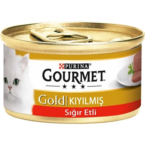 Gourmet Gold Kıyılmış Sığır Etli Kedi Konservesi 85gr