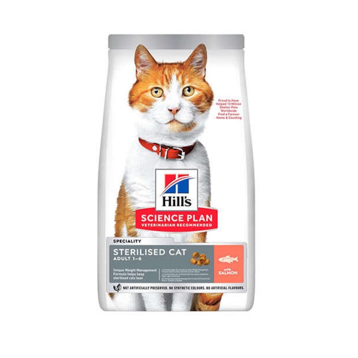 Hill's Sterilised Kısırlaştırılmış Somonlu Kedi Maması 1,5 Kg