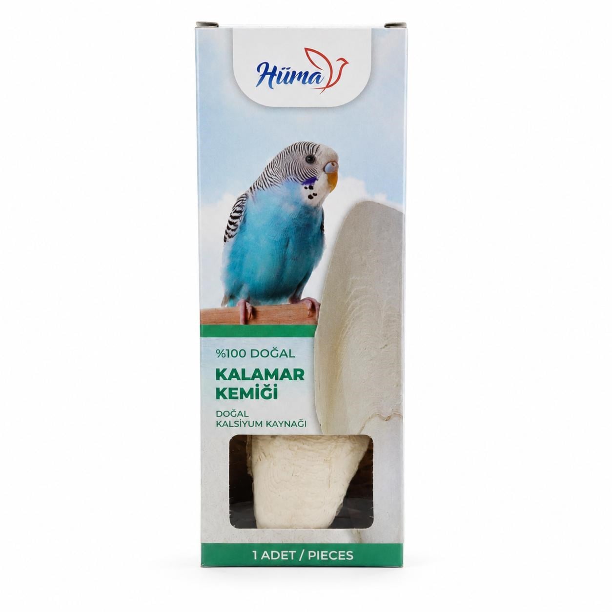 Hüma Doğal Kalsiyum Kaynağı Kalamar Kemiği 12-18 Cm