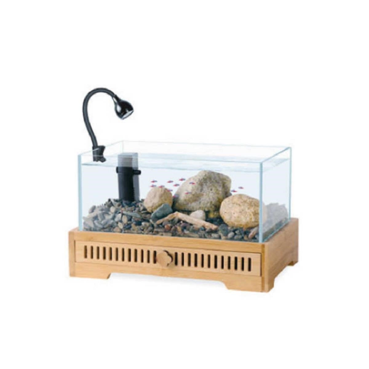 Jeneca XL-30 Akvaryum+Dekor 28x14x17,5 Cm. 3,3L