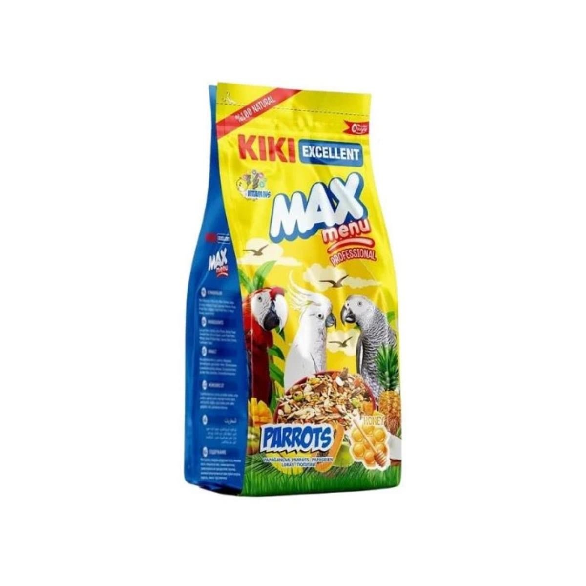 Kiki Excellent Max Menu Ballı Papağan Yemi 1 Kg