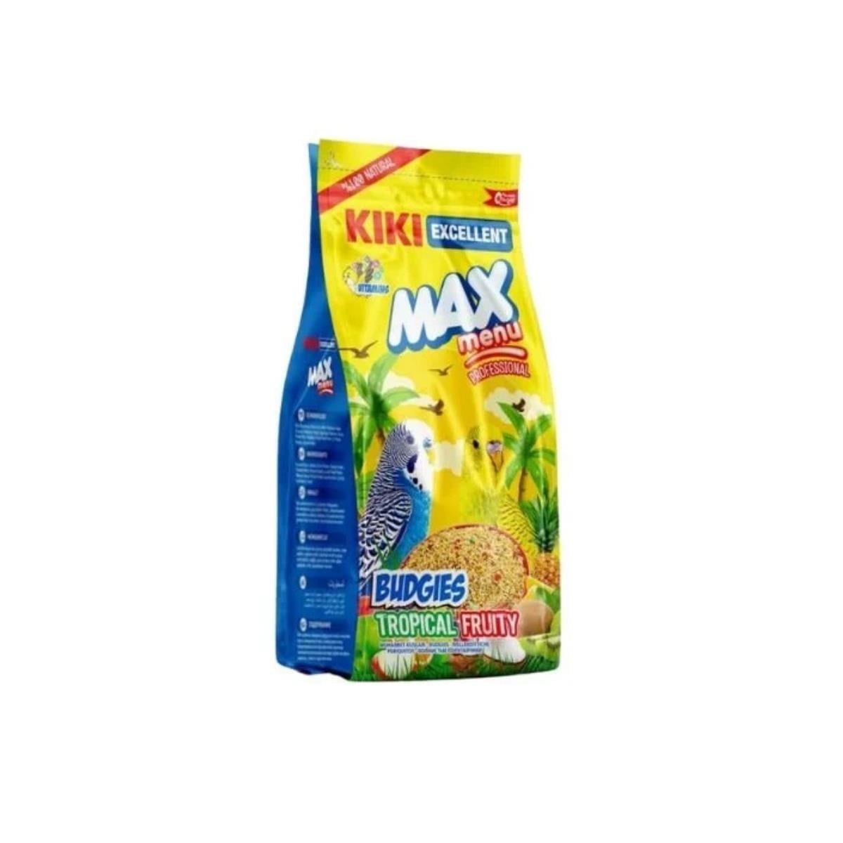 Kiki Excellent Max Menu Tropikal Meyveli Muhabbet Kuşu Yemi 1 Kg