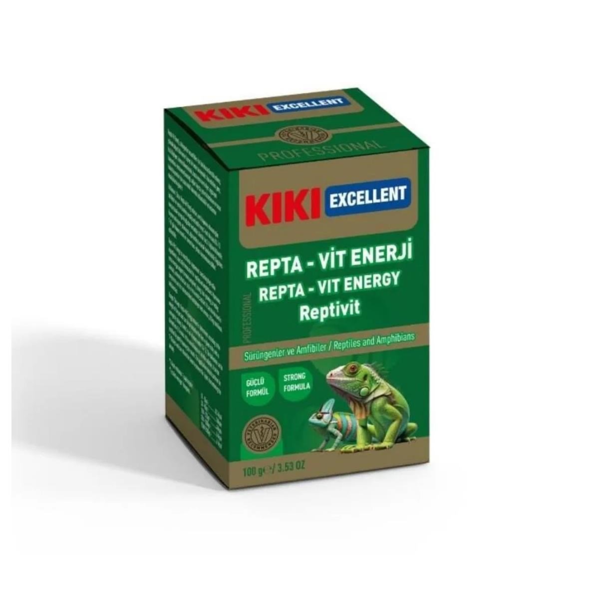 Kiki Excellent Sürüngen ve Amfibiler İçin Muzlu Kalsiyum Tozu 100 Gr