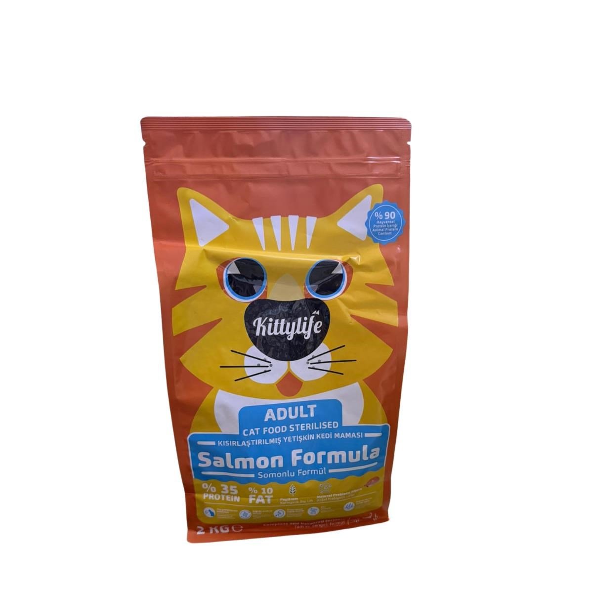 Kittylife Somonlu Kısırlaştırımış Yetişkin Kedi Maması 2 Kg