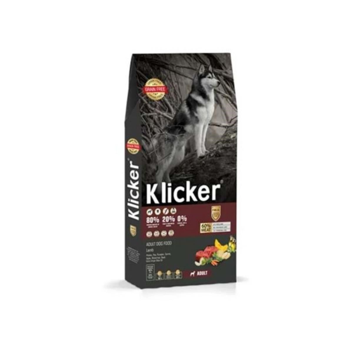 Klicker Orta ve Büyük Irk Yavru Köpek Maması Kuzulu 1 Kg