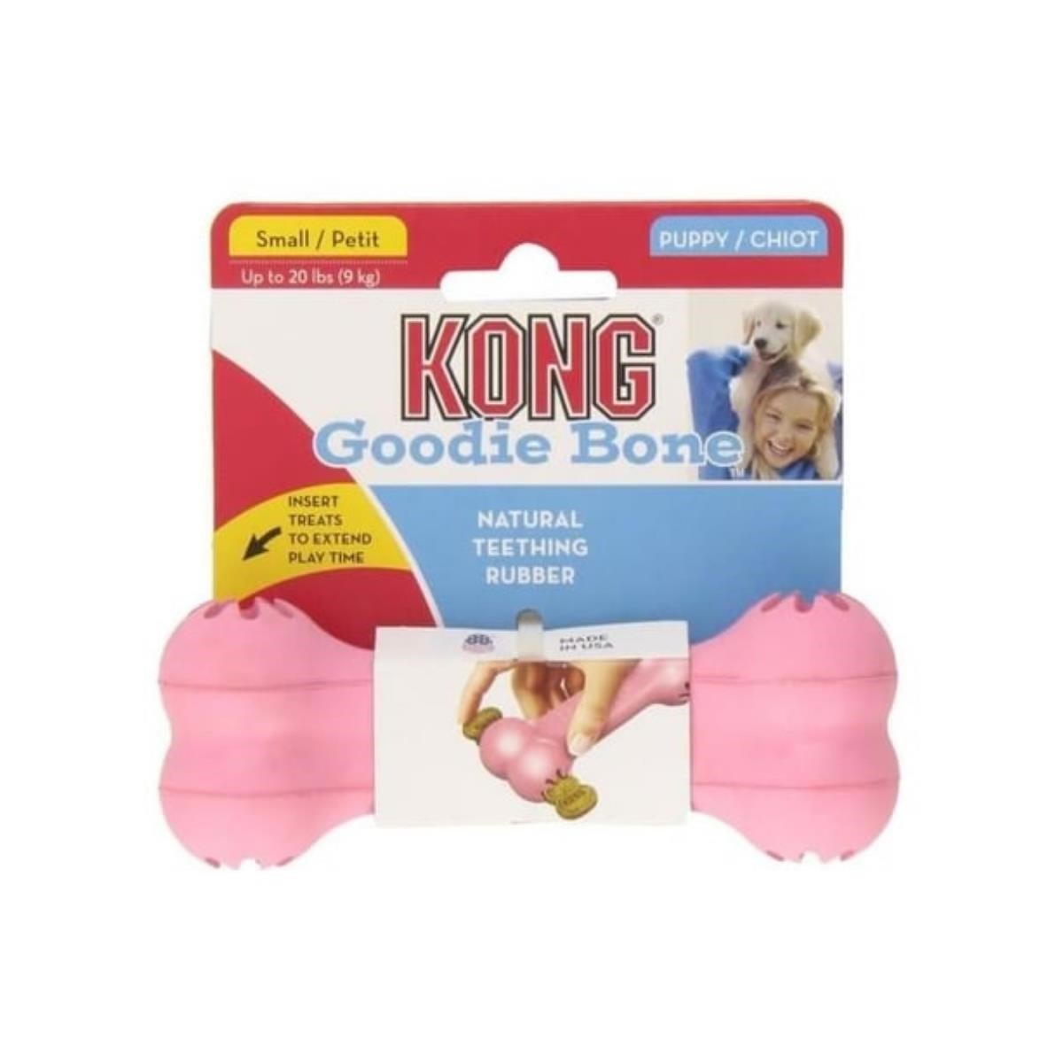 KONG Puppy Goodie Bone Yavru Köpek Oyuncağı Small