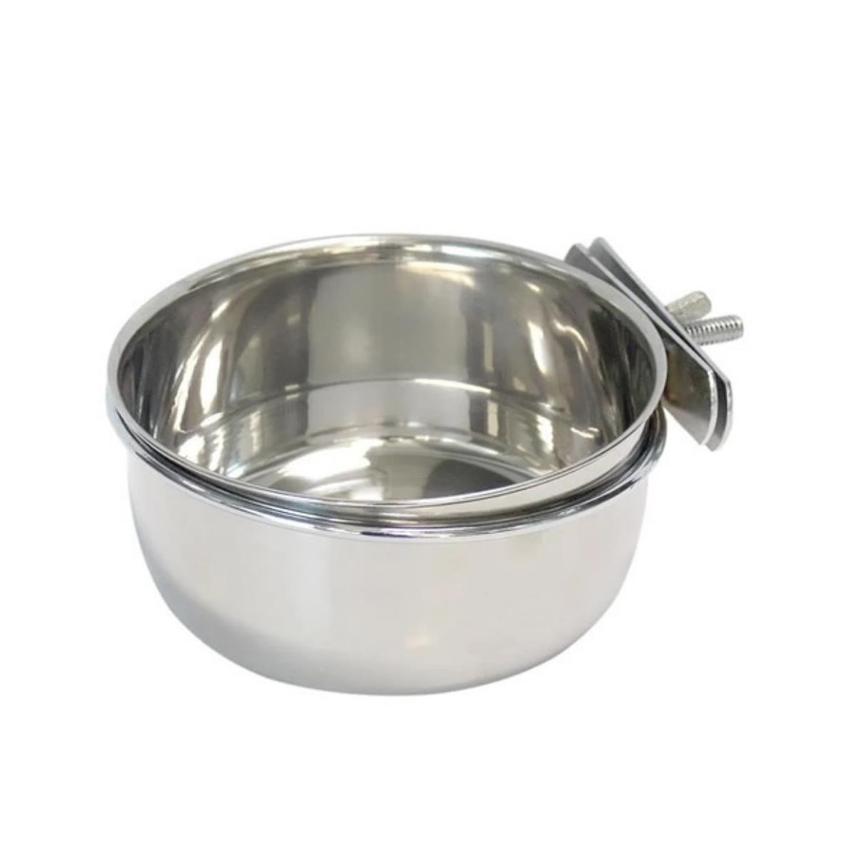 Lion Pet 10 Oz Çelik Vidalı Kuş Yemliği Suluğu