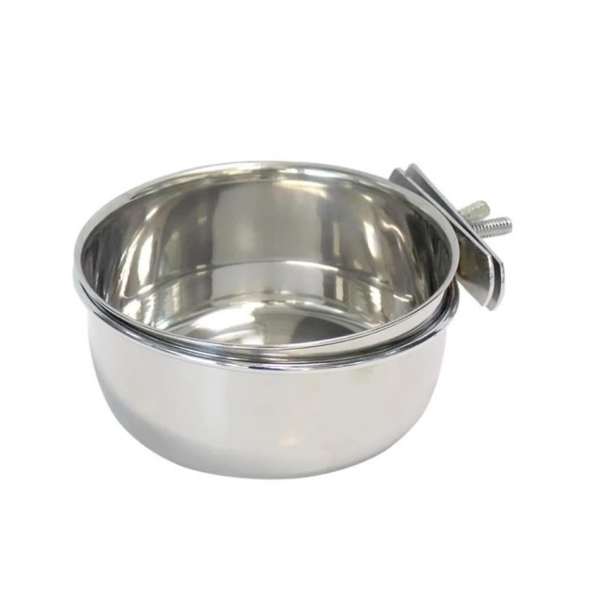 Lion Pet 10 Oz Çelik Vidalı Kuş Yemliği Suluğu