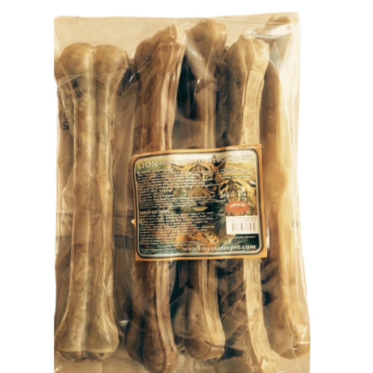 LİON PET NATUREL PRES KEMİK 30CM X 5 ADET 1480 GR