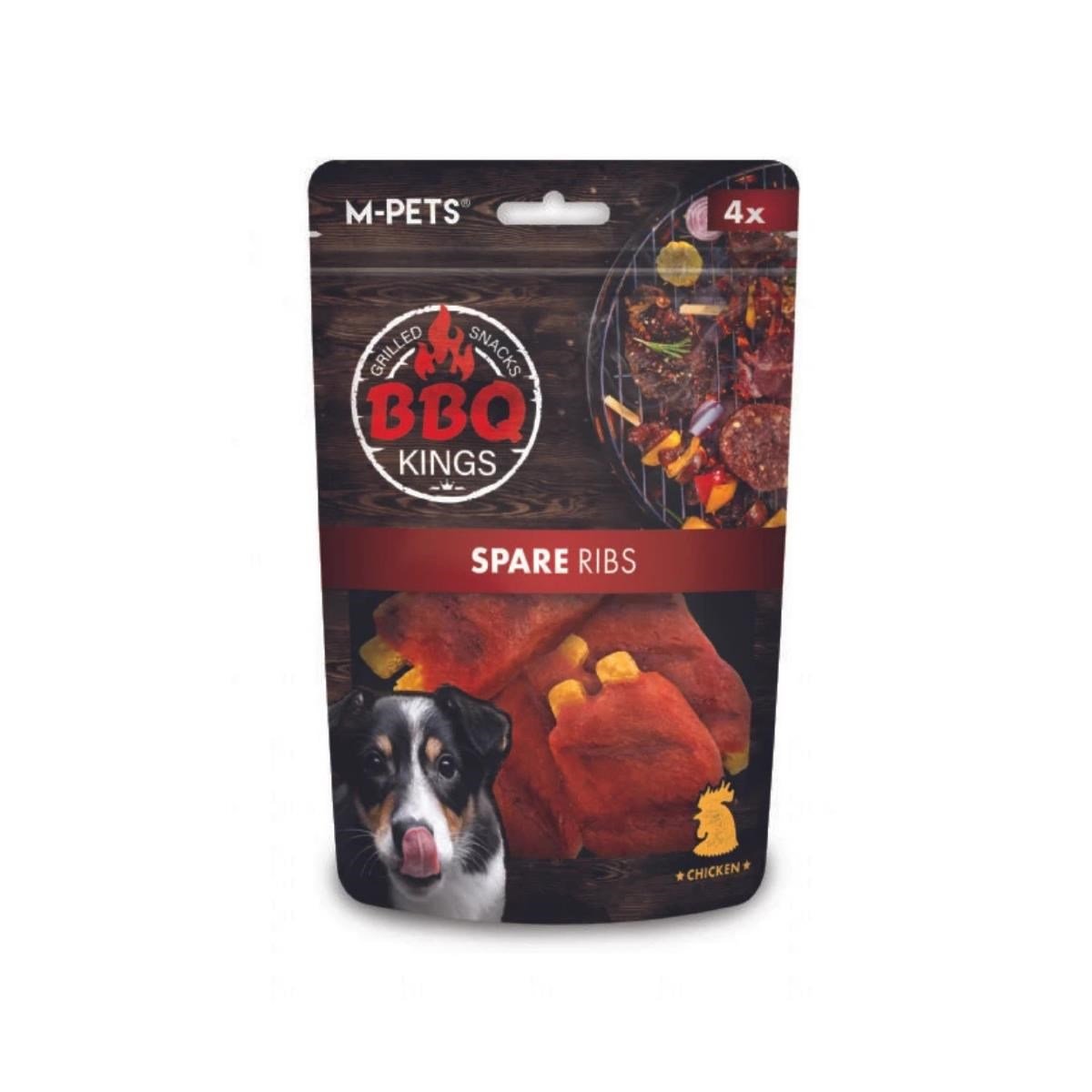 M-Pets BBQ Kings Spare Ribs Tavuklu Köpek Ödül Maması 85gr
