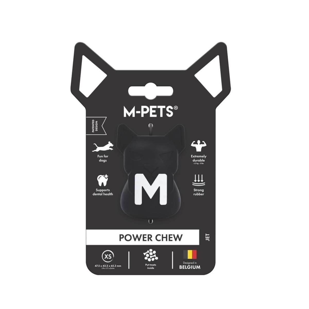 M-PETS POWER CHEW KAUÇUK KÖPEK ÖDÜL OYUNCAĞI JET (XS)
