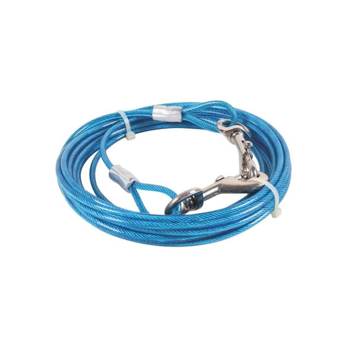 M-PETS STRONG KÖPEK BAHÇE BAĞLAMA HALATI 6MT/BLUE