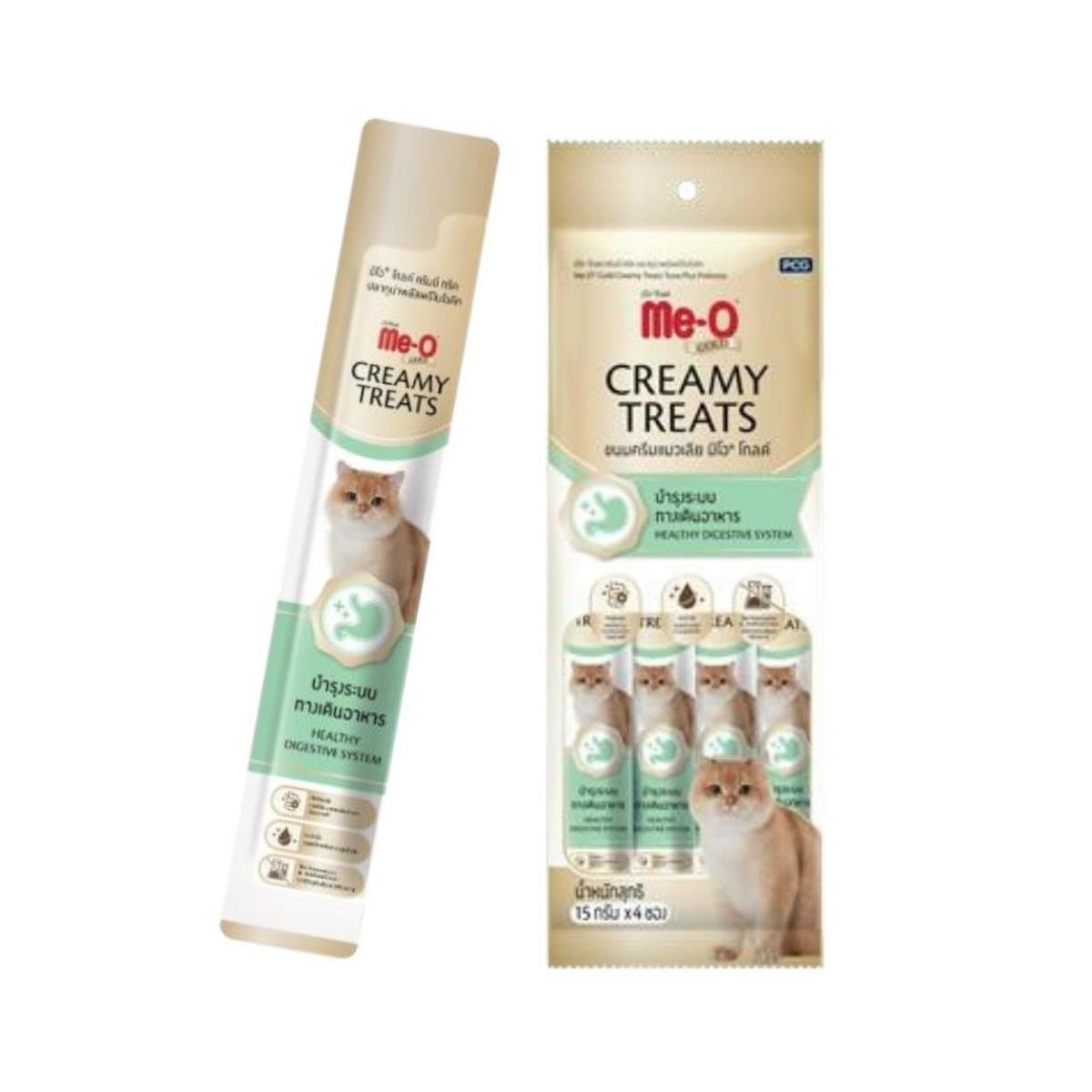 Me-O Gold Creamy Ton Balığı ve Prebiotic 15gr 4 LÜ PAKET