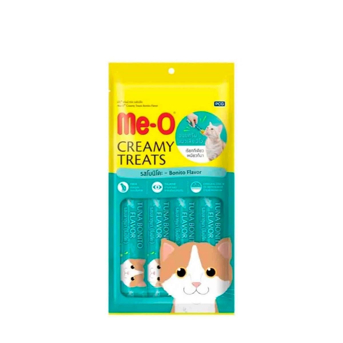 Me-o Kurutulmuş Füme Ton Balıklı Krema Kedi Ödülü 4x15 gr