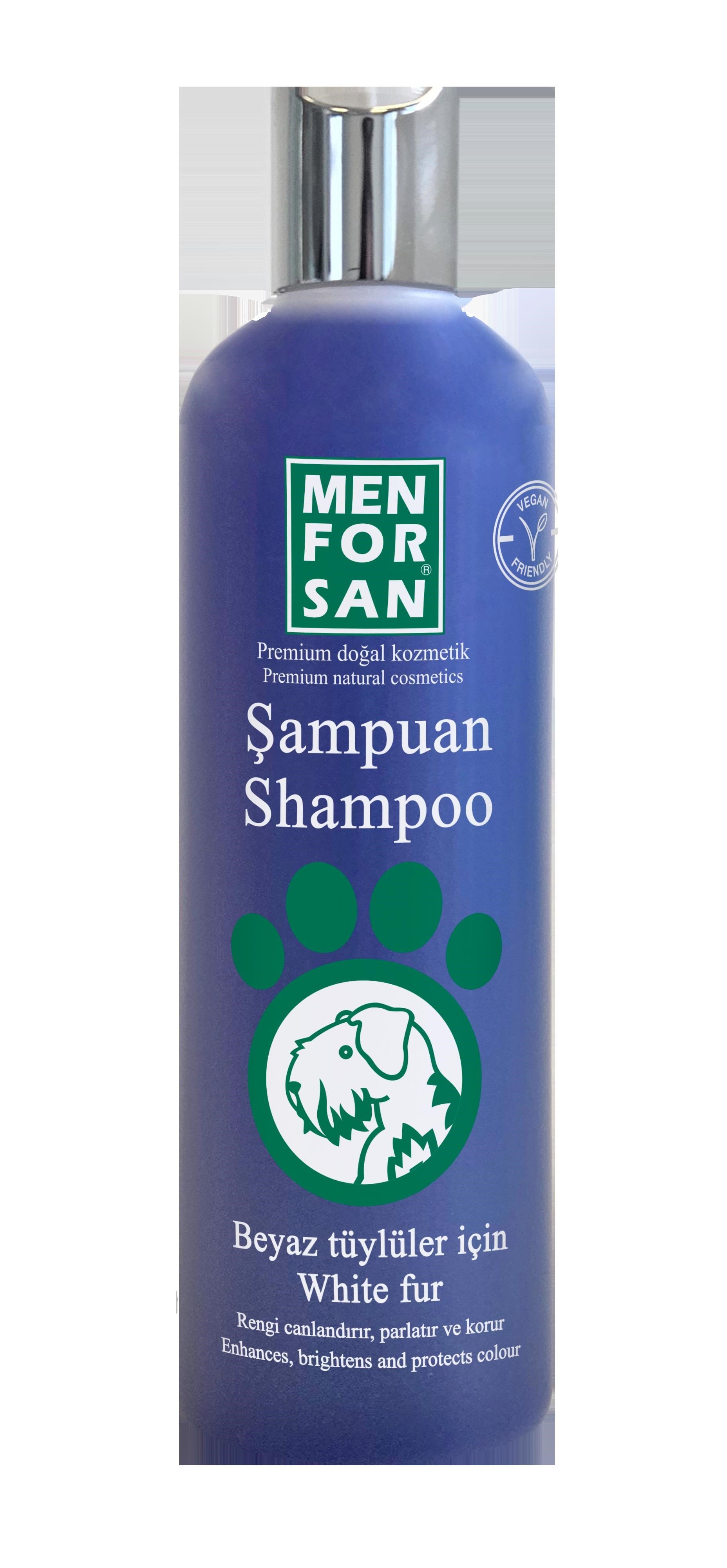 MENFORSAN BEYAZ TÜYLÜLERE ÖZEL KÖPEK ŞAMPUANI 300 ML