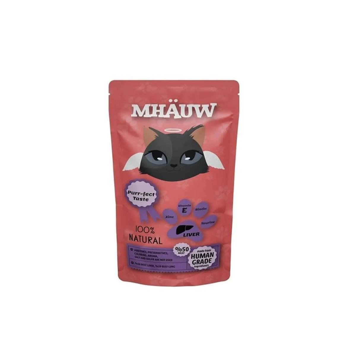 Mhauw Ciğerli Kedi Yaş Maması 80 Gr x 30 Adet