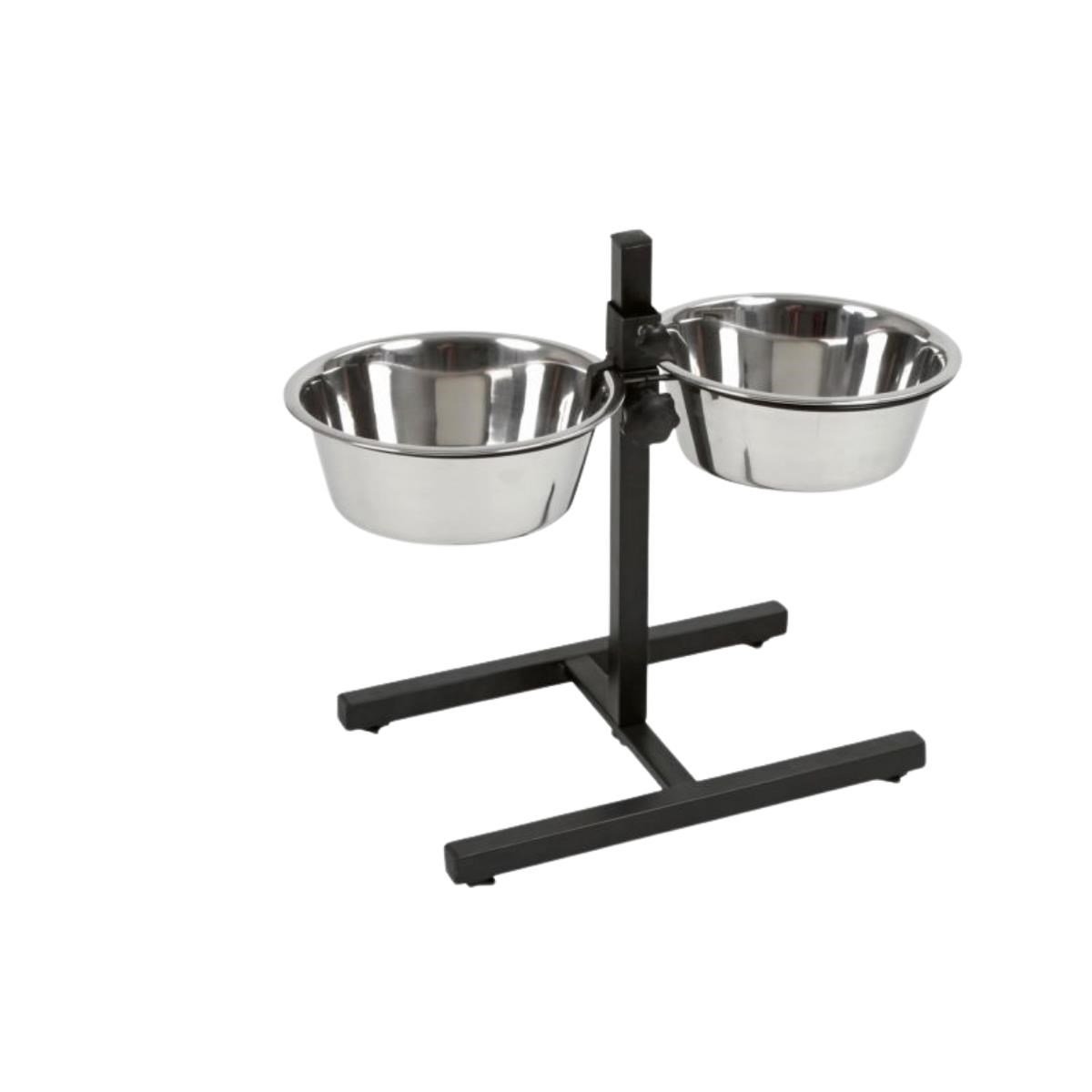 Nunbell İkili Ayaklı Çelik Mama Kabı 24Cm