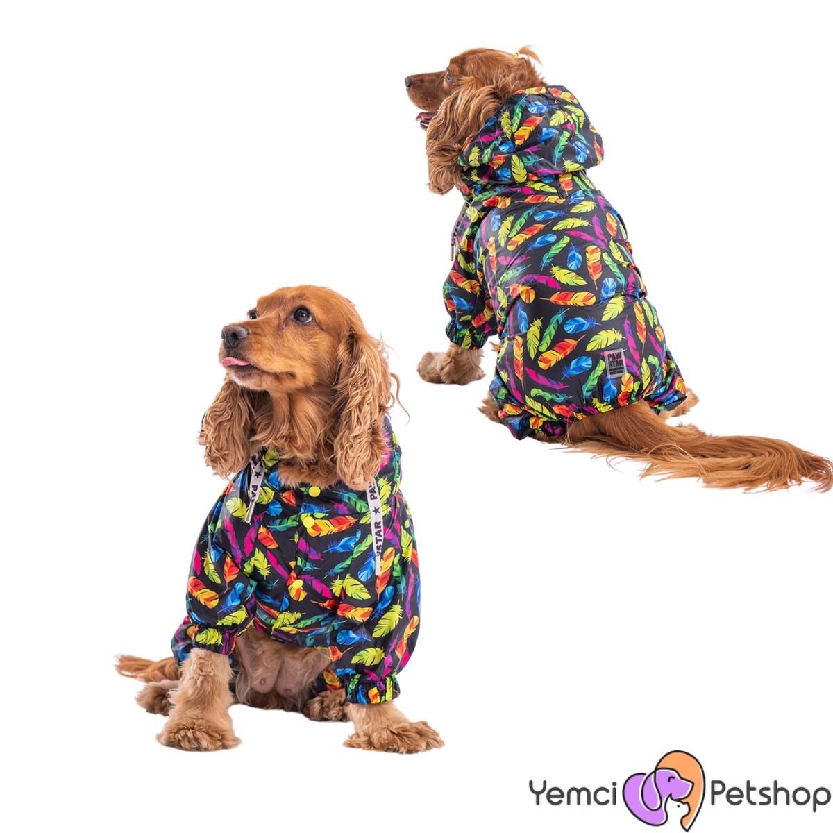 Pawstar Plumis Tulum Yağmurluk Dört Bacaklı L