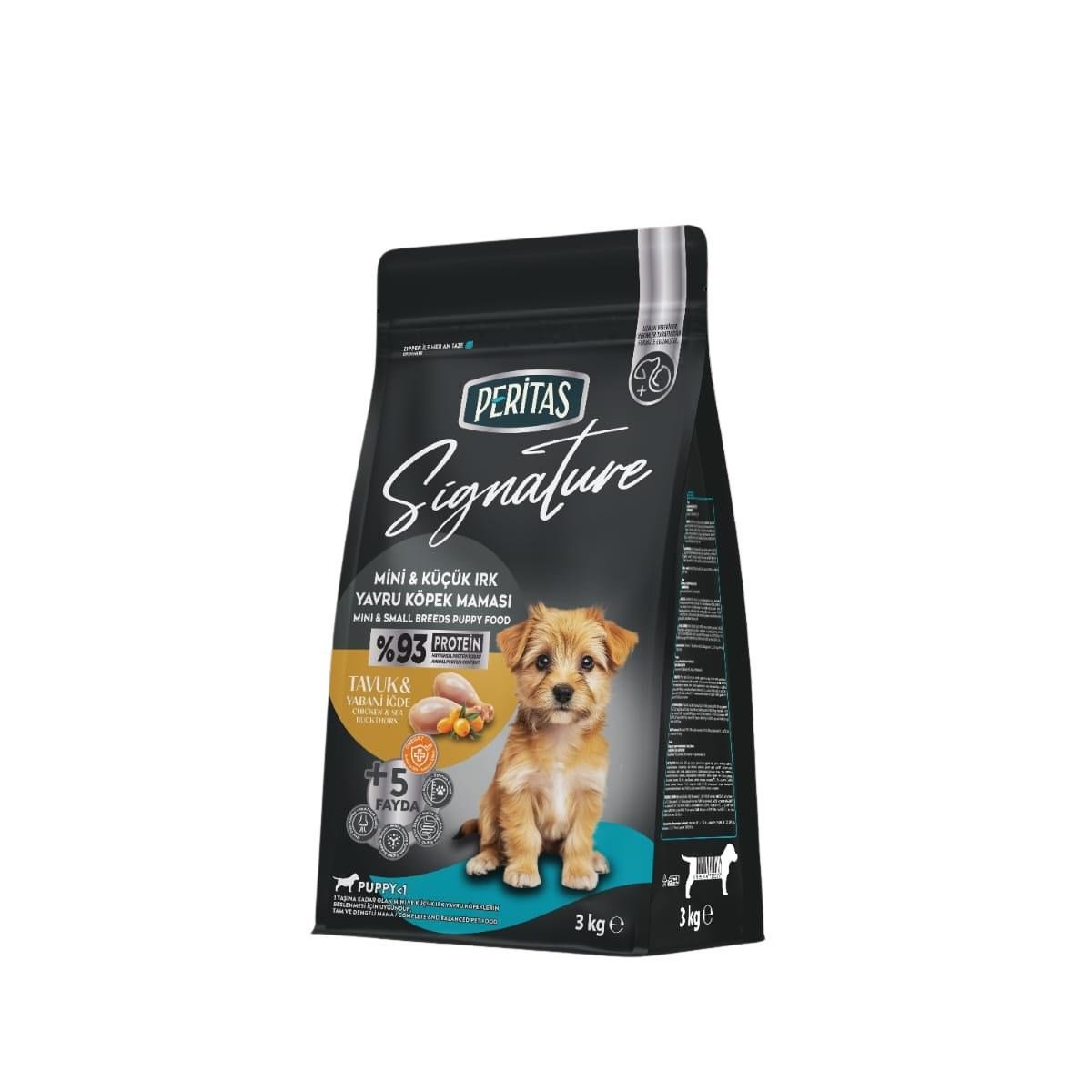 Peritas Signature Tavuklu 3 kg Küçük Irk Yavru Köpek Maması