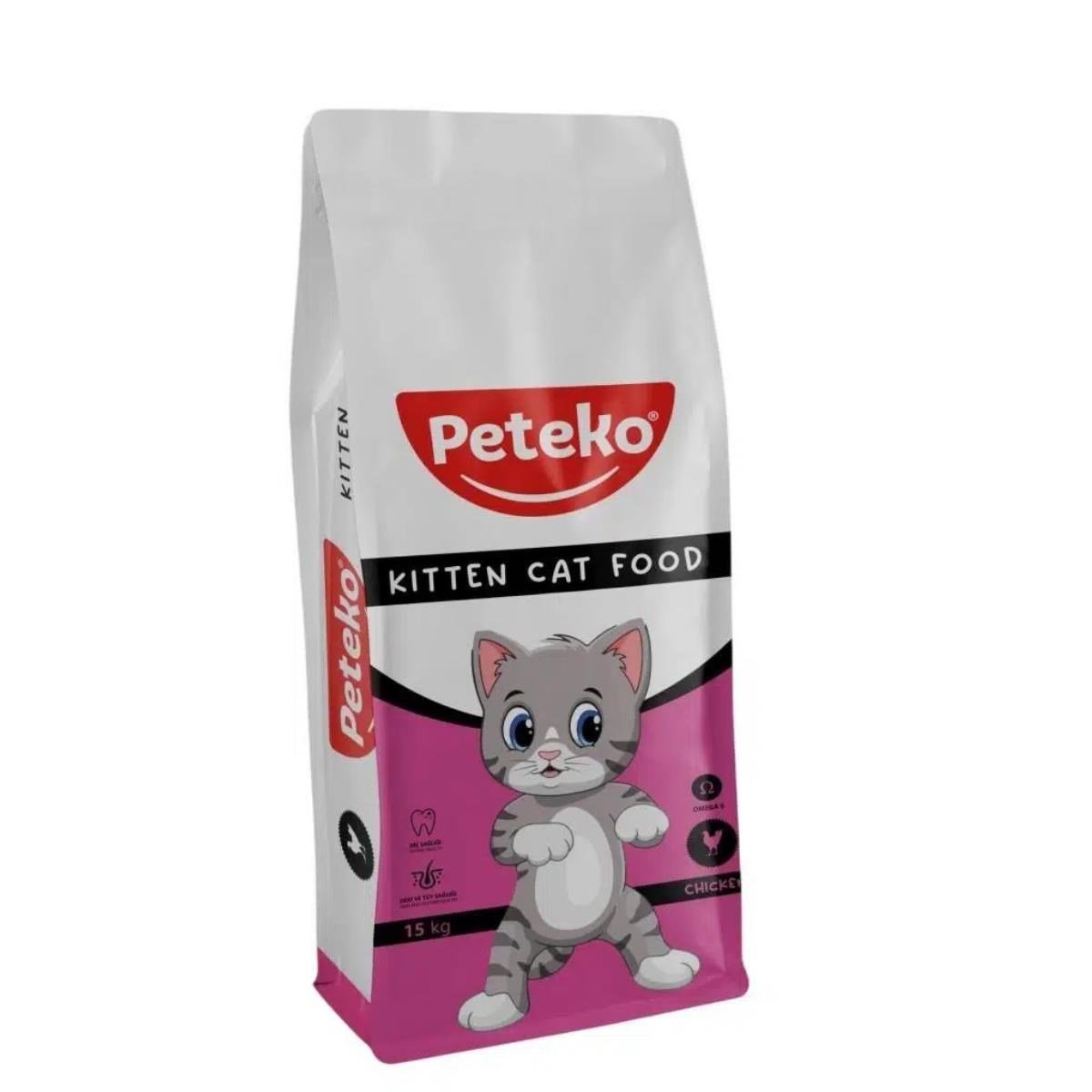 Peteko Kitten Tavuklu Yavru Kedi Maması 15 Kg