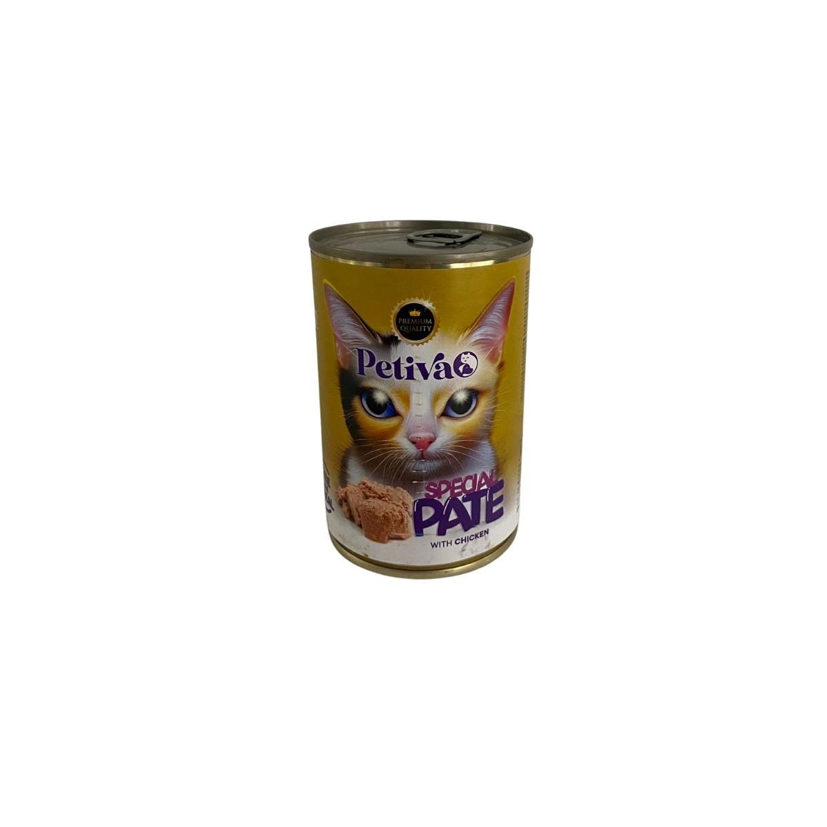 PETİVA SPECİAL PATE TAVUKLU YETİŞKİN KEDİ KONSERVESİ 400 GR