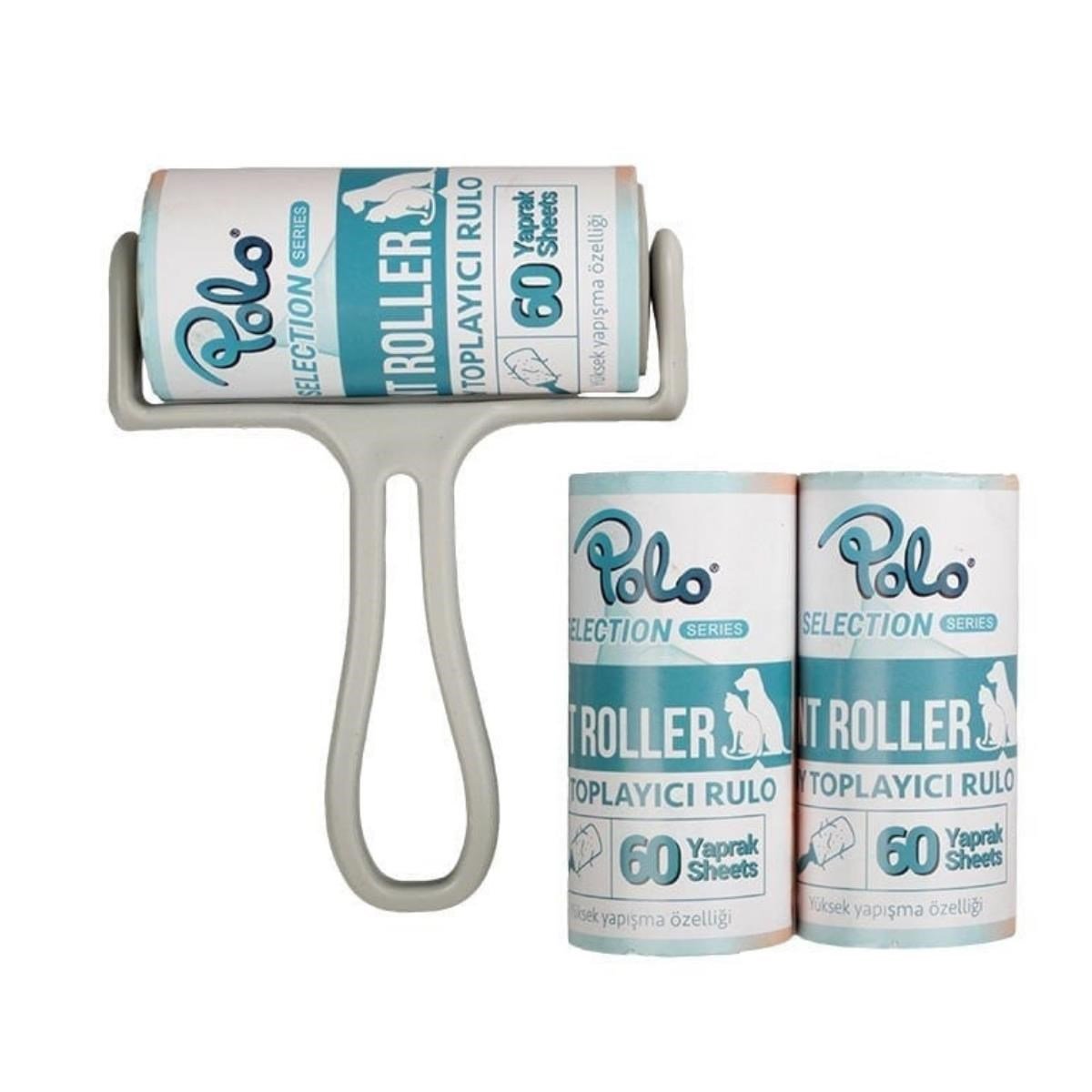 Polo Tüy Toplama Rulosu 60 Yaprak 10Cm+2 Yedek