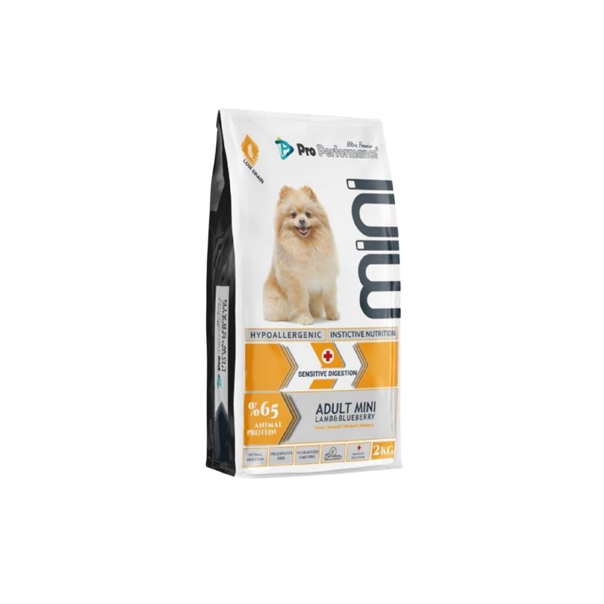 PRO PERFORMANCE KUZULU VE YABANMERSİNLİ KÜÇÜK IRK YETİŞKİN KÖPEK MAMASI 2 KG