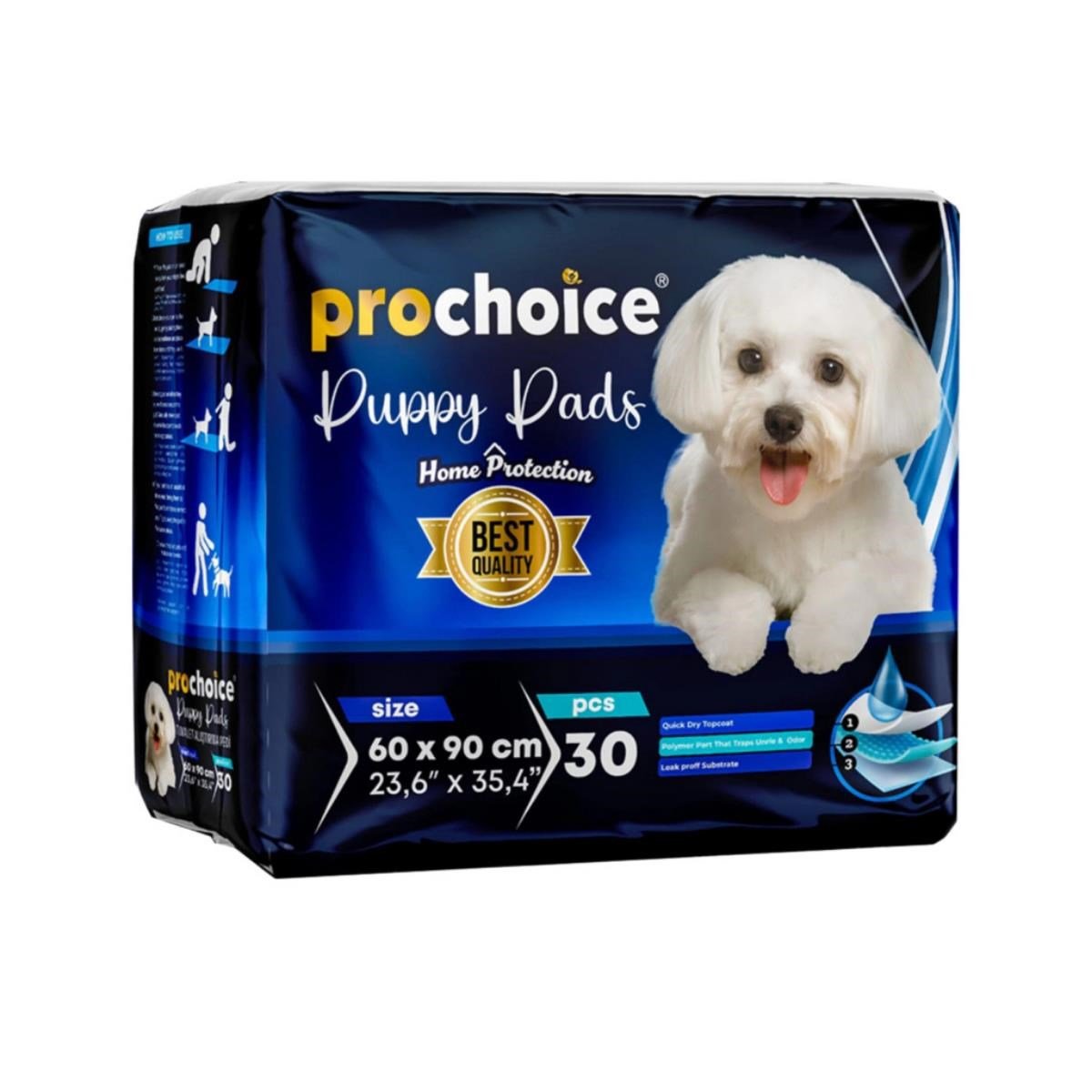 ProChoice Yavru Köpek Çiş Eğitim Pedi 60x90cm (30'lu)